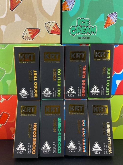 KRT Premium THC Vape Carts